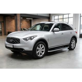 Pedane Laterali Tayga Grey (2 pz, Alluminio) Infiniti FX 2003-2008 foto 1