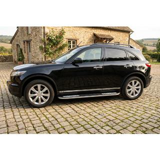 Pedane Laterali Tayga V2 (2 pz, Alluminio) Infiniti FX 2003-2008 foto 1