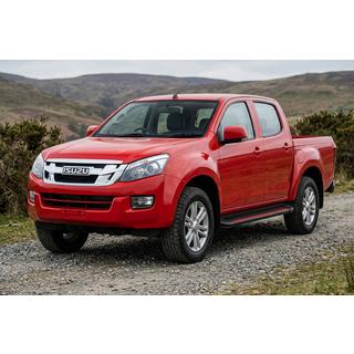 Pedane Laterali Maya Red (2 pz, Alluminio) Isuzu D-Max 2011-2019 foto 1