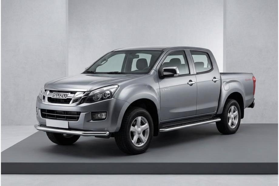 Isuzu D-Max 2011-2019 Pedane Laterali Maydos V1 (2 pz, Alluminio) Foto 1