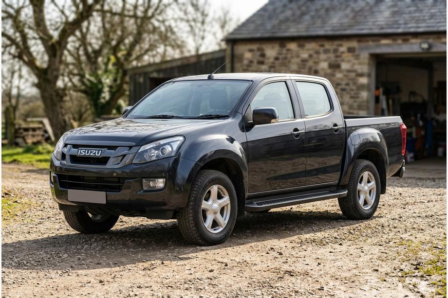Isuzu D-Max 2011-2019 Pedane Laterali Allmond Black (2 pz, Alluminio) Image