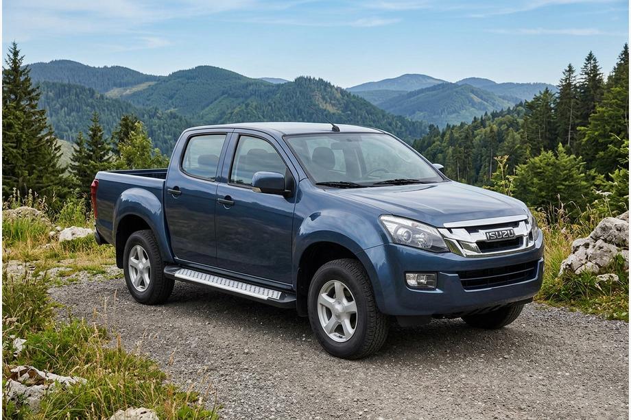 Isuzu D-Max 2011-2019 Pedane laterali Allmond Grey (2 pz, alluminio) Image