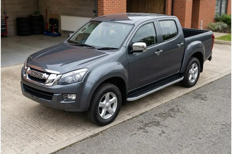 Isuzu D-Max 2011-2019 Pedane Laterali Tayga Grey (2 pz, Alluminio) Image