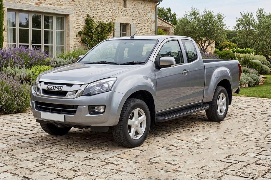 Isuzu D-Max 2011-2019 Pedane Laterali Tayga Black (2 pz, Alluminio) Image
