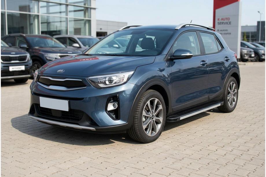 Kia Stonic 2017- Pedane Laterali Maya V1 (2 pz, Alluminio) Image