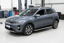 Kia Stonic 2017- Pedane Laterali Maydos V1 (2 pz, Alluminio) foto 1
