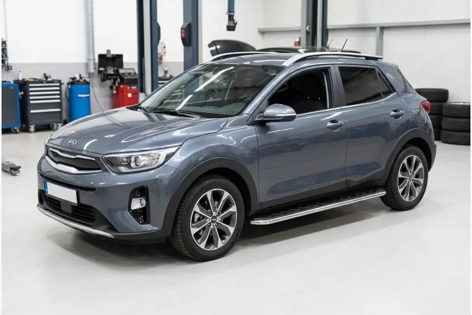 Kia Stonic 2017- Pedane Laterali Maydos V1 (2 pz, Alluminio) Image