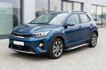 Kia Stonic 2017- Pedane Laterali Line (2 pz, Alluminio) foto 1