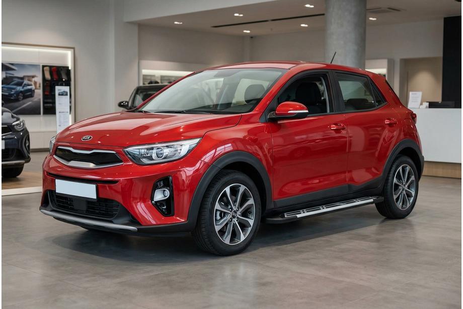 Kia Stonic 2017- Pedane Laterali Sunrise (2 pz, Alluminio) Image