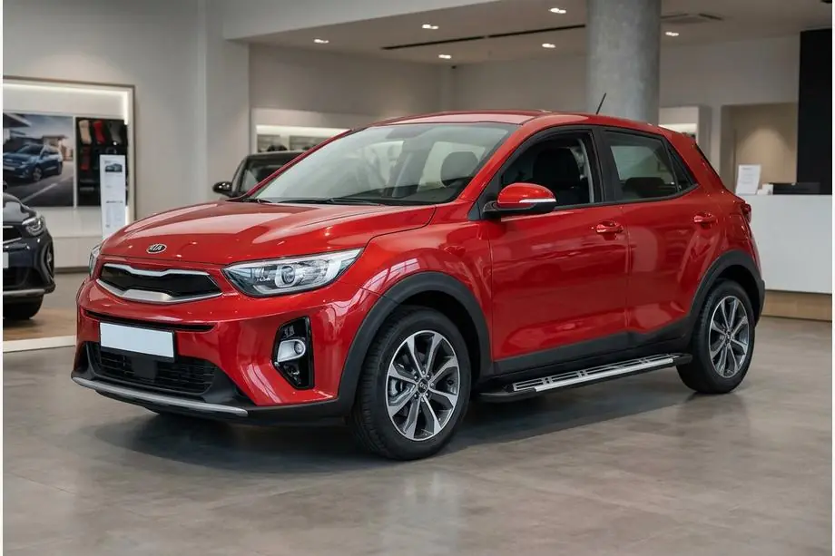 Kia Stonic 2017- Pedane Laterali Sunrise (2 pz, Alluminio) Image