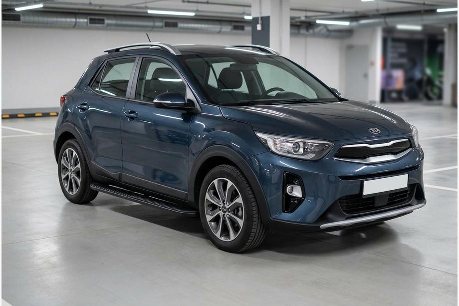 Kia Stonic 2017- Pedane Laterali Tayga Black (2 pz, Alluminio) Image