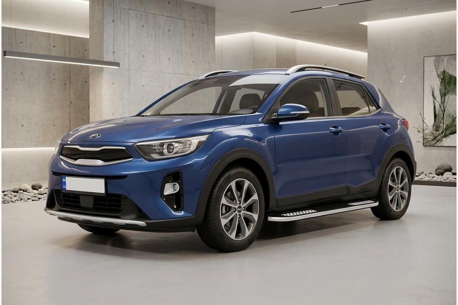 Kia Stonic 2017- Pedane Laterali Tayga V2 (2 pz, Alluminio) Image