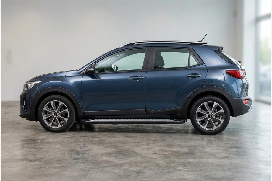 Kia Stonic 2017- Pedane Laterali Vision New Black (2 pz, Alluminio) Image
