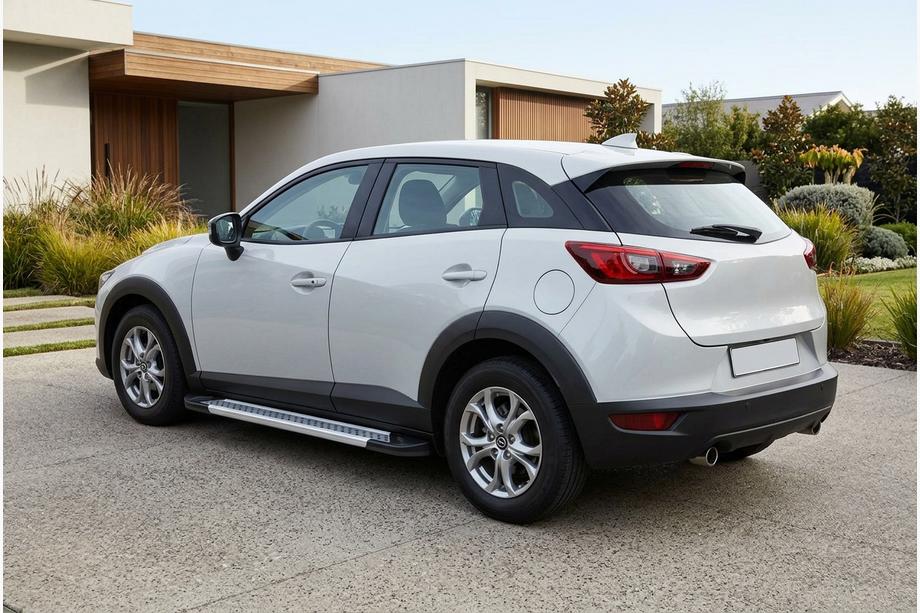 Mazda CX-3 2015- Pedane Laterali Vision New Grey (2 pz, Alluminio) Foto 1