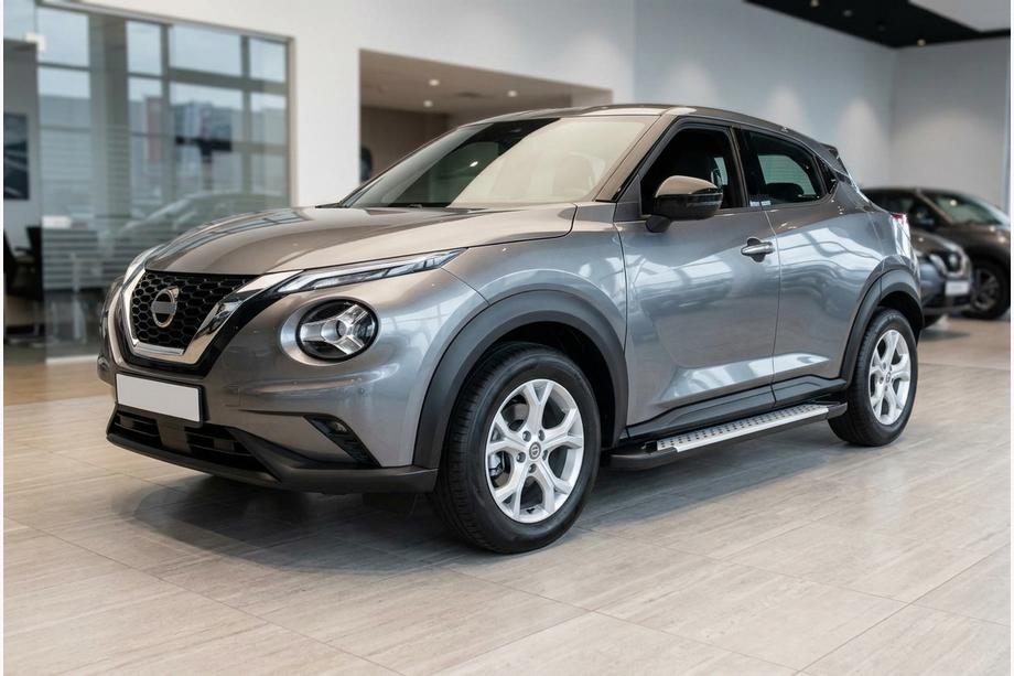 Nissan Juke 2020- Pedane laterali Allmond Grey (2 pz, alluminio) Foto 1