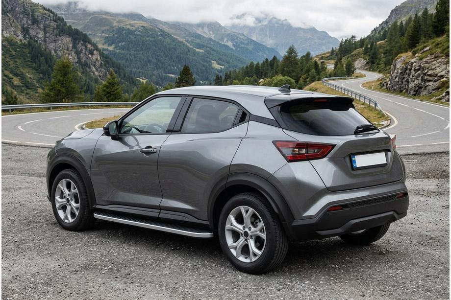 Nissan Juke 2020- Pedane Laterali Tayga Grey (2 pz, Alluminio) Image