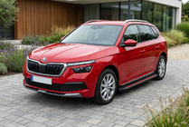 Skoda Kamiq 2019- Pedane Laterali Maya Red (2 pz, Alluminio) foto 1