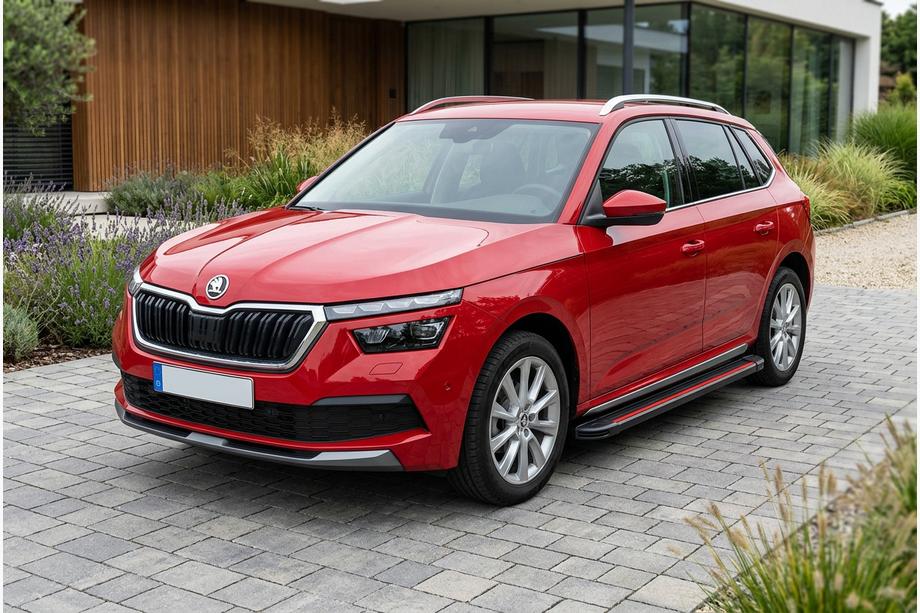 Skoda Kamiq 2019- Pedane Laterali Maya Red (2 pz, Alluminio) Image