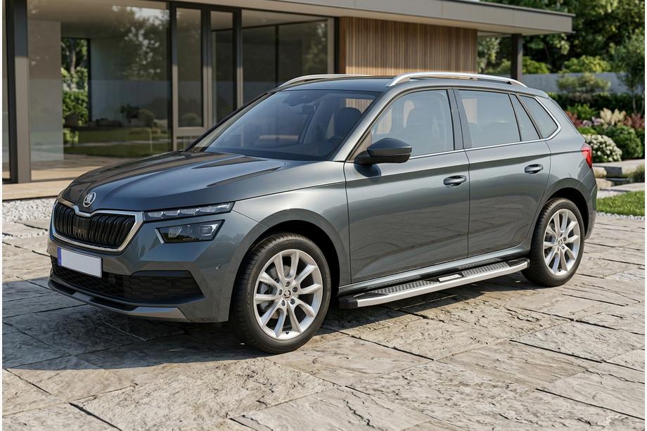 Skoda Kamiq 2019- Pedane Laterali Mevsim Grey (2 pz, Alluminio) Image