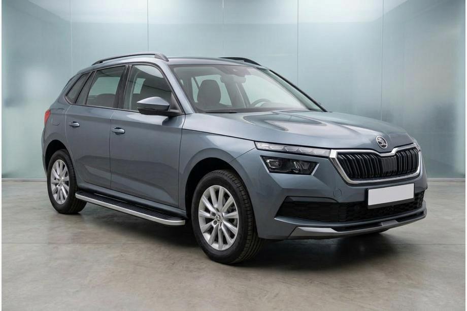 Skoda Kamiq 2019- Pedane Laterali Tayga Grey (2 pz, Alluminio) Image