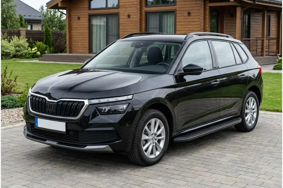 Skoda Kamiq 2019- Pedane Laterali Tayga Black (2 pz, Alluminio) Image