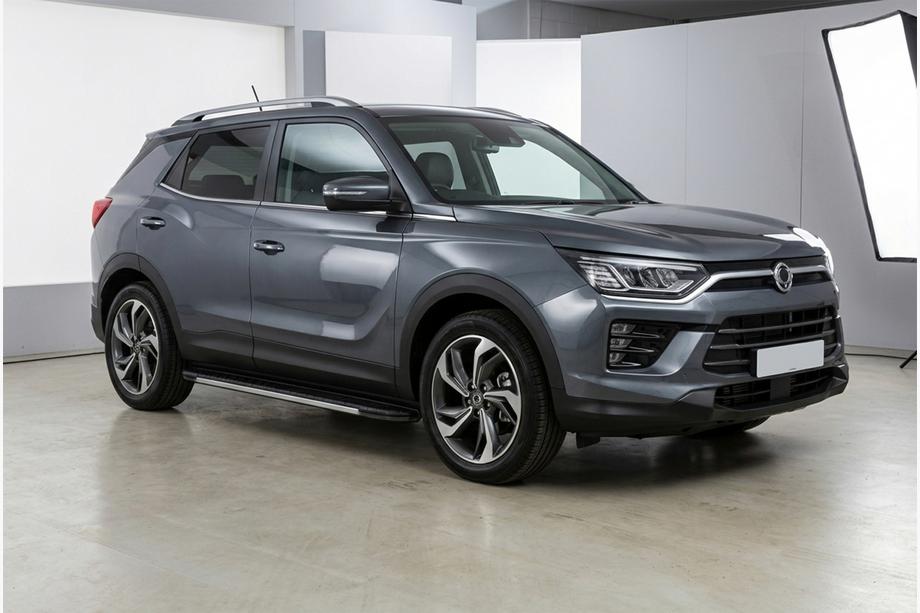 SsangYong Korando 2019- Pedane Laterali Bosphore Grey (2 pz, Alluminio) Image