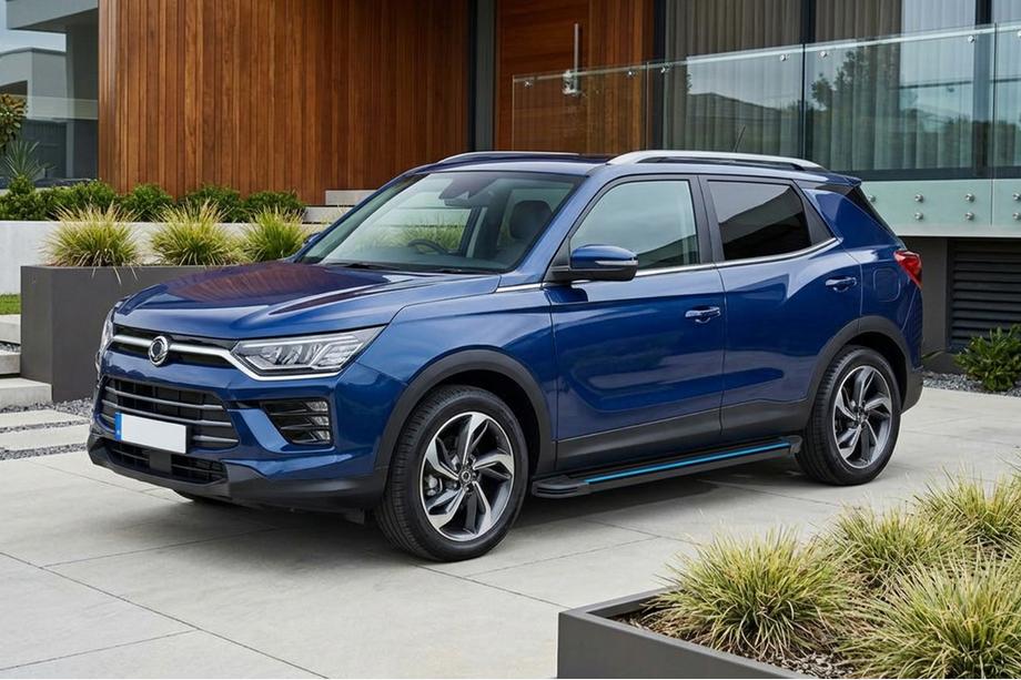 SsangYong Korando 2019- Pedane Laterali Maya Blue (2 pz, Alluminio) Image