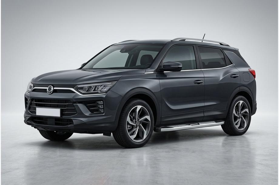 SsangYong Korando 2019- Pedane Laterali Mevsim Grey (2 pz, Alluminio) Image