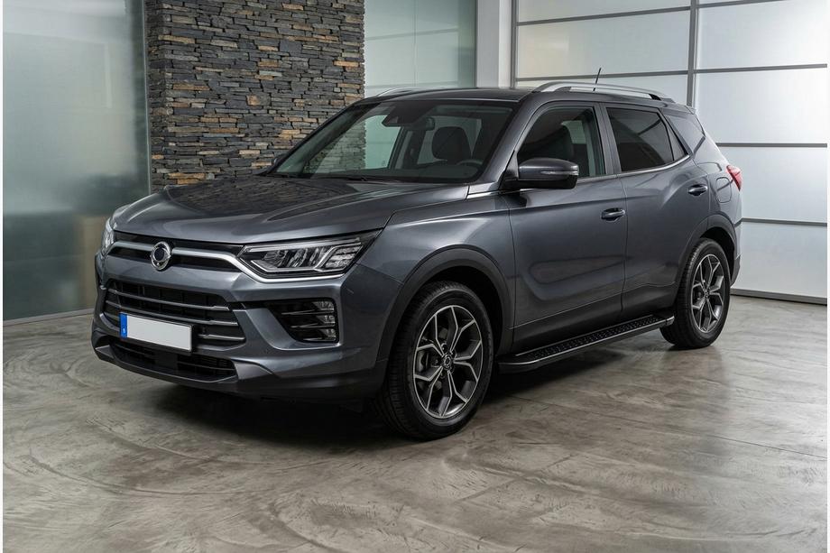 SsangYong Korando 2019- Pedane Laterali Allmond Black (2 pz, Alluminio) Image