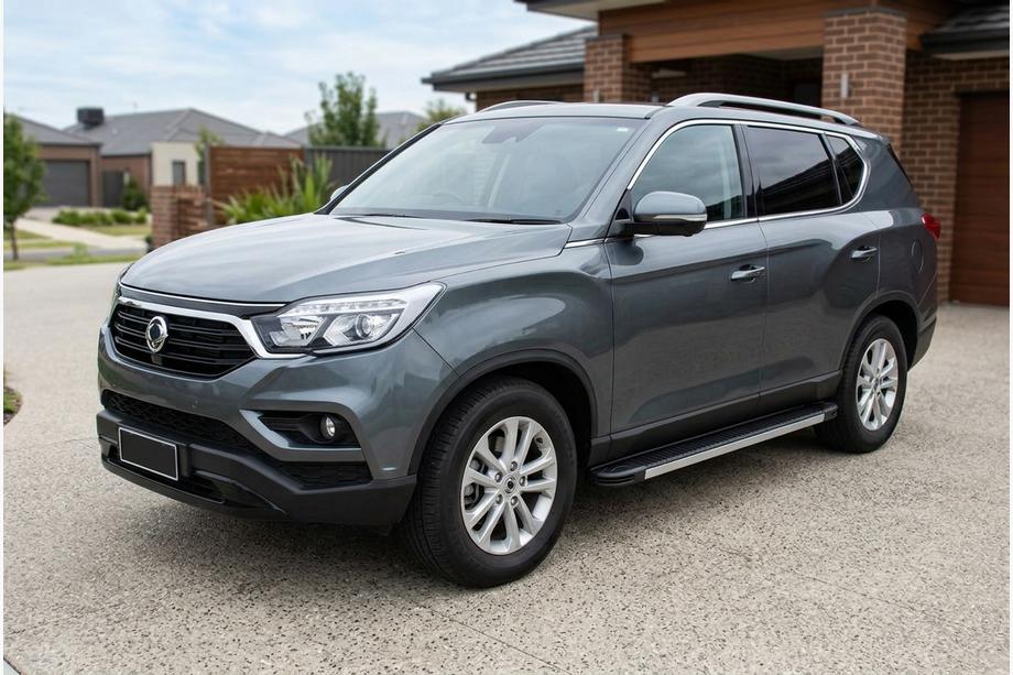 SsangYong Rexton II 2017- Pedane Laterali Maya V1 (2 pz, Alluminio) Image