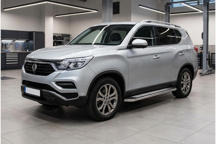 SsangYong Rexton II 2017- Pedane Laterali Maydos V2 (2 pz, Alluminio) Image