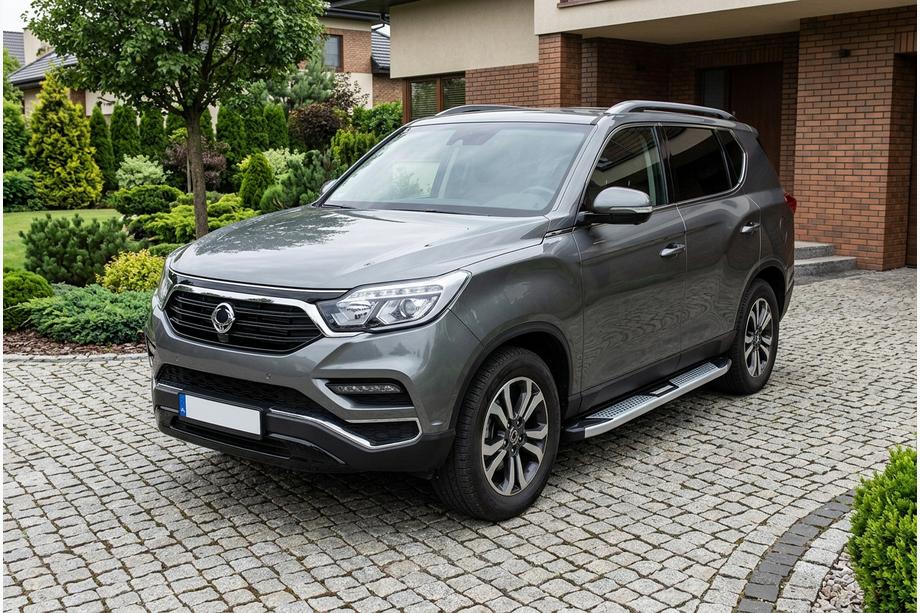 SsangYong Rexton II 2017- Pedane Laterali Mevsim Grey (2 pz, Alluminio) Image