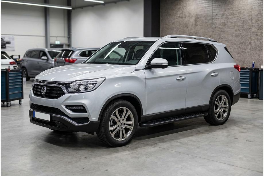 SsangYong Rexton II 2017- Pedane Laterali Allmond Black (2 pz, Alluminio) Image
