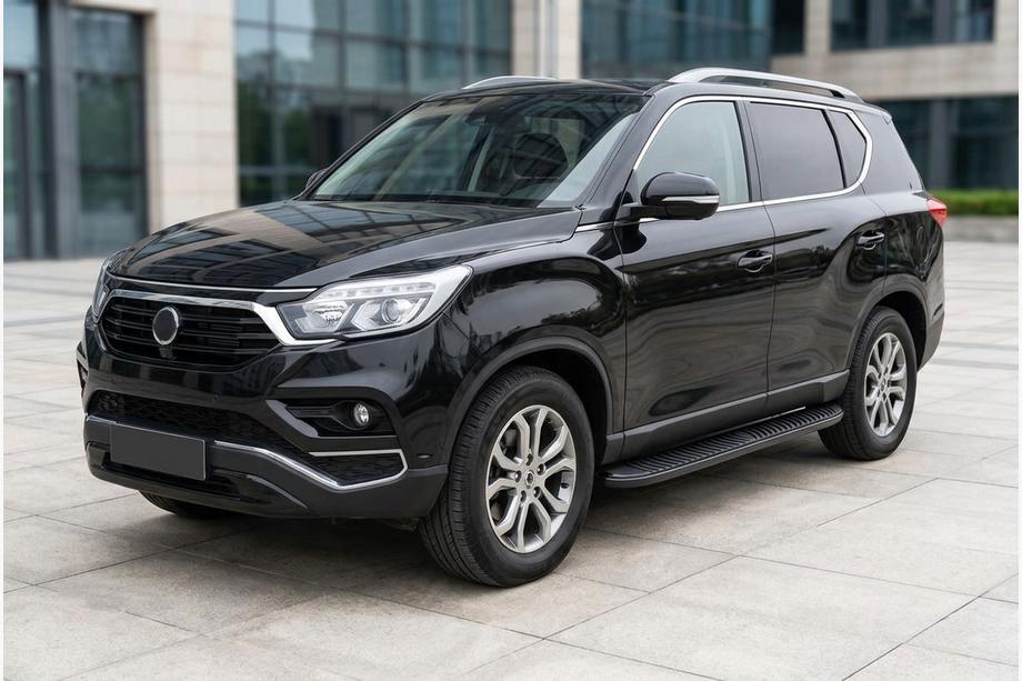 SsangYong Rexton II 2017- Pedane Laterali Tayga Black (2 pz, Alluminio) Foto 1