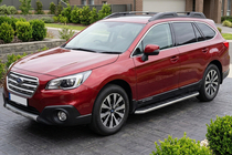 Subaru Outback 2014-2019 Pedane Laterali Maydos V1 (2 pz, Alluminio) foto 1