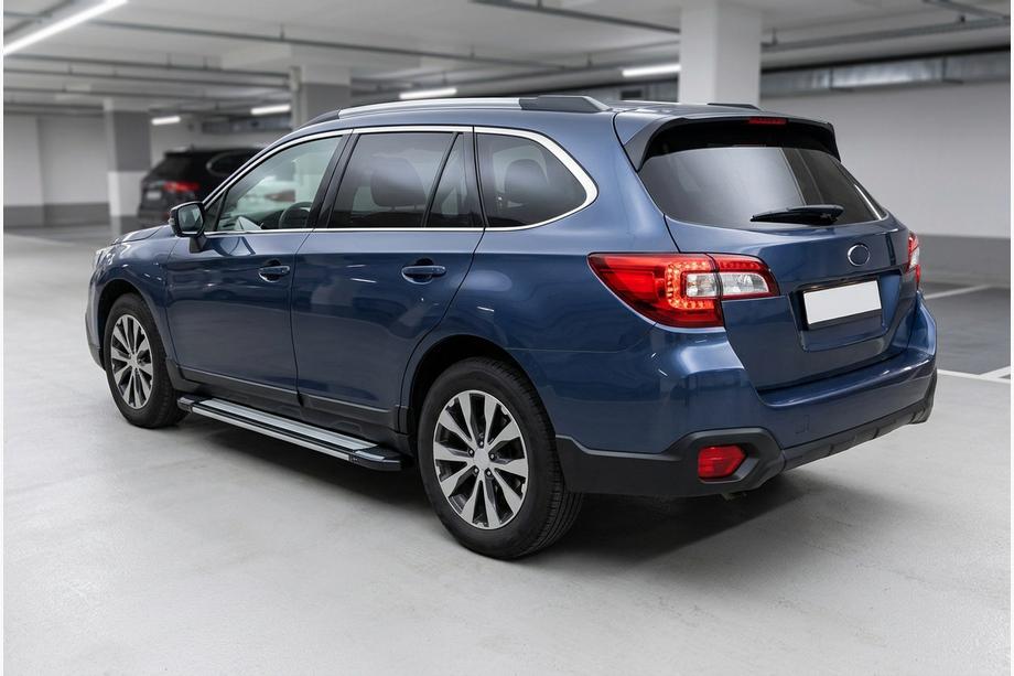 Subaru Outback 2014-2019 Pedane Laterali Rainbow (2 pz, Alluminio) Image