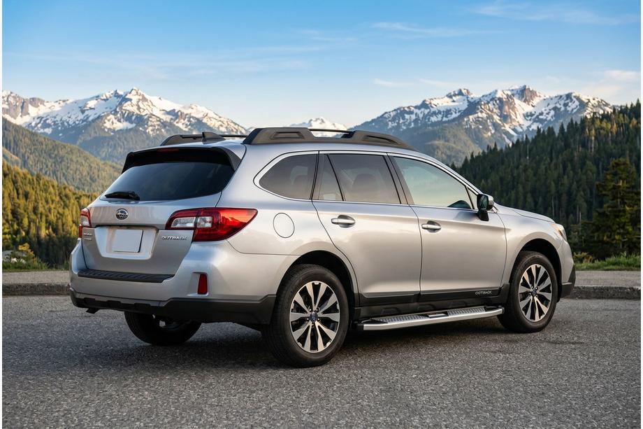 Subaru Outback 2014-2019 Pedane Laterali Mevsim Grey (2 pz, Alluminio) Image