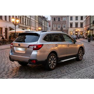 Pedane Laterali Line (2 pz, Alluminio) Subaru Outback 2014-2019 foto 1