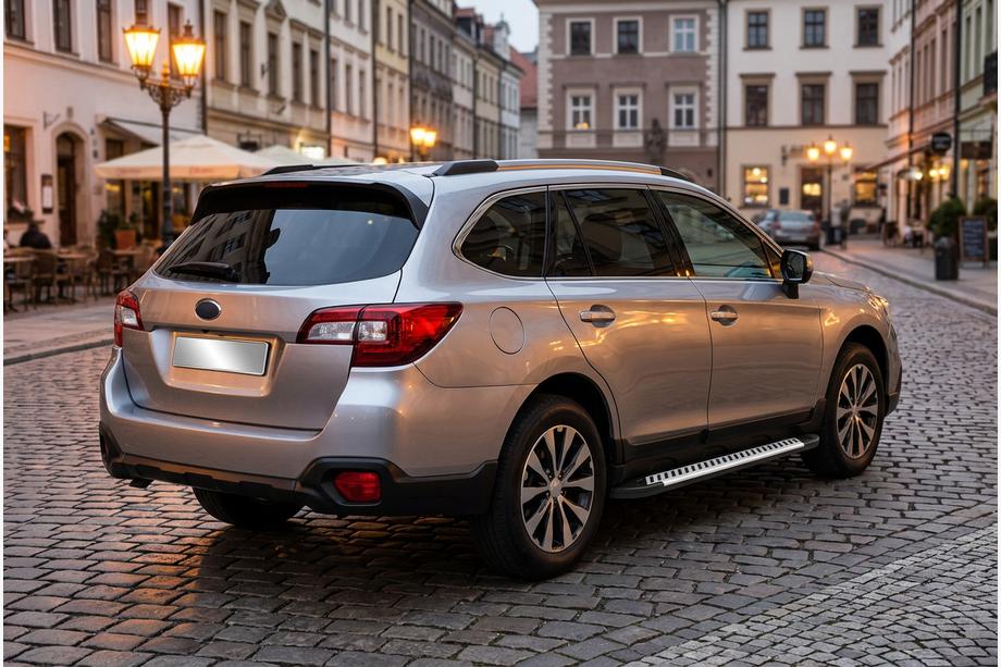 Subaru Outback 2014-2019 Pedane Laterali Line (2 pz, Alluminio) Image