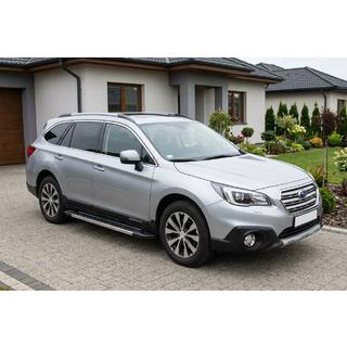 Pedane Laterali RedLine (2 pz, Alluminio) Subaru Outback 2014-2019 foto 1