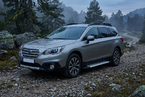 Subaru Outback 2014-2019 Pedane Laterali Vision New Grey (2 pz, Alluminio) foto 1