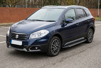 Suzuki SX4 S-Cross 2013-2016 Pedane laterali Bosphorus Grey (2 pz, alluminio) foto 1