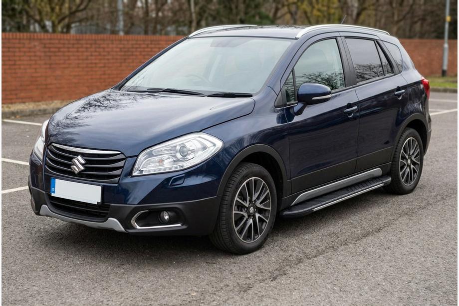 Suzuki SX4 S-Cross 2013-2016 Pedane laterali Bosphorus Grey (2 pz, alluminio) Image