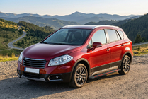 Suzuki SX4 S-Cross 2013-2016 Pedane Laterali Maya Red (2 pz, Alluminio) foto 1