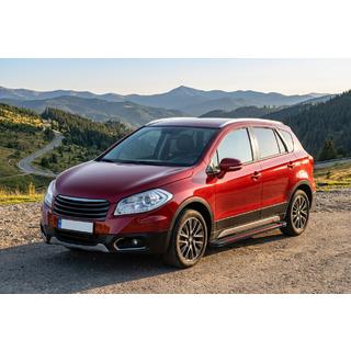 Pedane Laterali Maya Red (2 pz, Alluminio) Suzuki SX4 S-Cross 2013-2016 foto 1