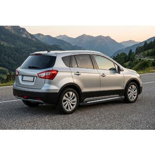 Pedane Laterali Vision New Black (2 pz, Alluminio) Suzuki SX4 S-Cross 2013-2016 foto 1
