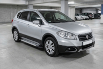 Suzuki SX4 S-Cross 2013-2016 Pedane Laterali Vision New Grey (2 pz, Alluminio) foto 1