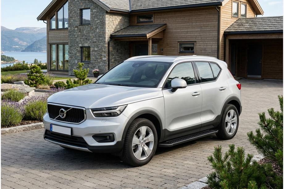 Volvo XC40 2018- Pedane Laterali Allmond Black (2 pz, Alluminio) Image