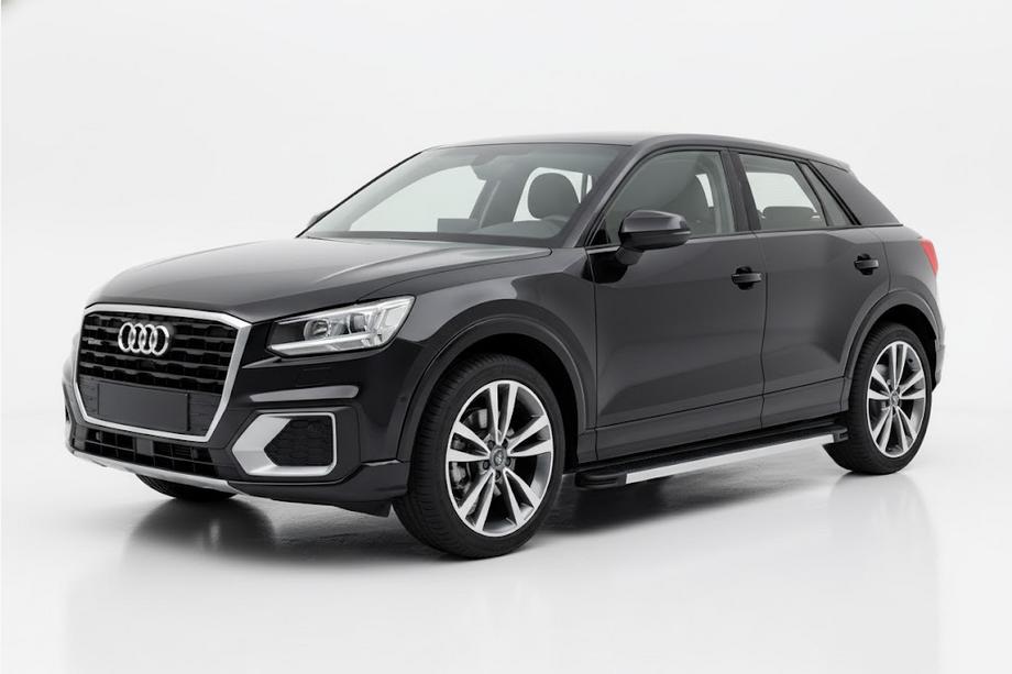 Audi Q2 2016- Pedane Laterali Maya V1 (2 pz, Alluminio) Image