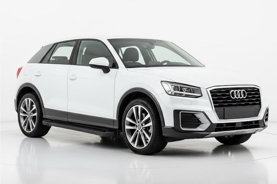 Audi Q2 2016- Pedane Laterali Allmond Black (2 pz, Alluminio) Image